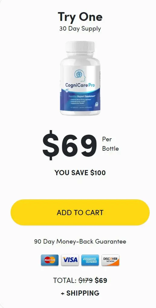 CogniCare Pro™ bottle 1